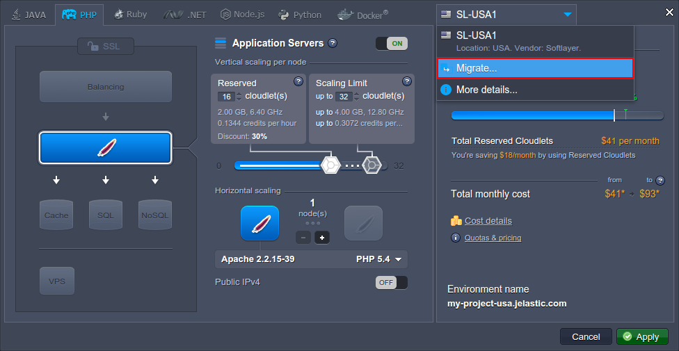 02-environment-migrate-wizard
