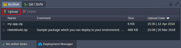 01-archive-deployment-manager