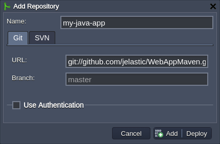 06-add-vcs-repository-to-deployment-manager